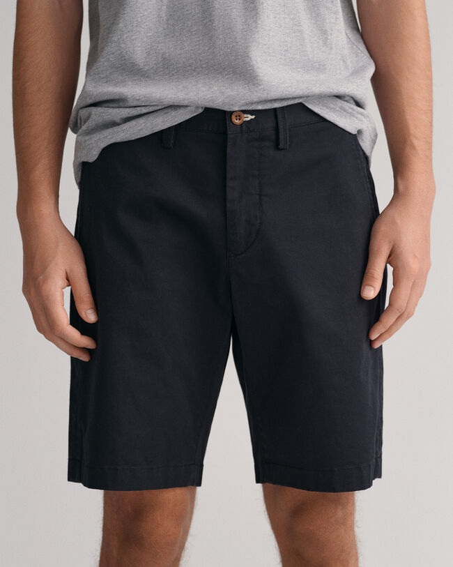 Hallden Slim Fit Twill Shorts