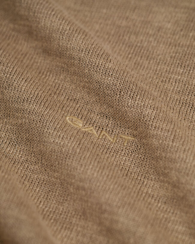 Knitted Cotton Linen T-Shirt