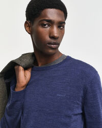 Extra Fine Merino Wool Crew Neck Sweater