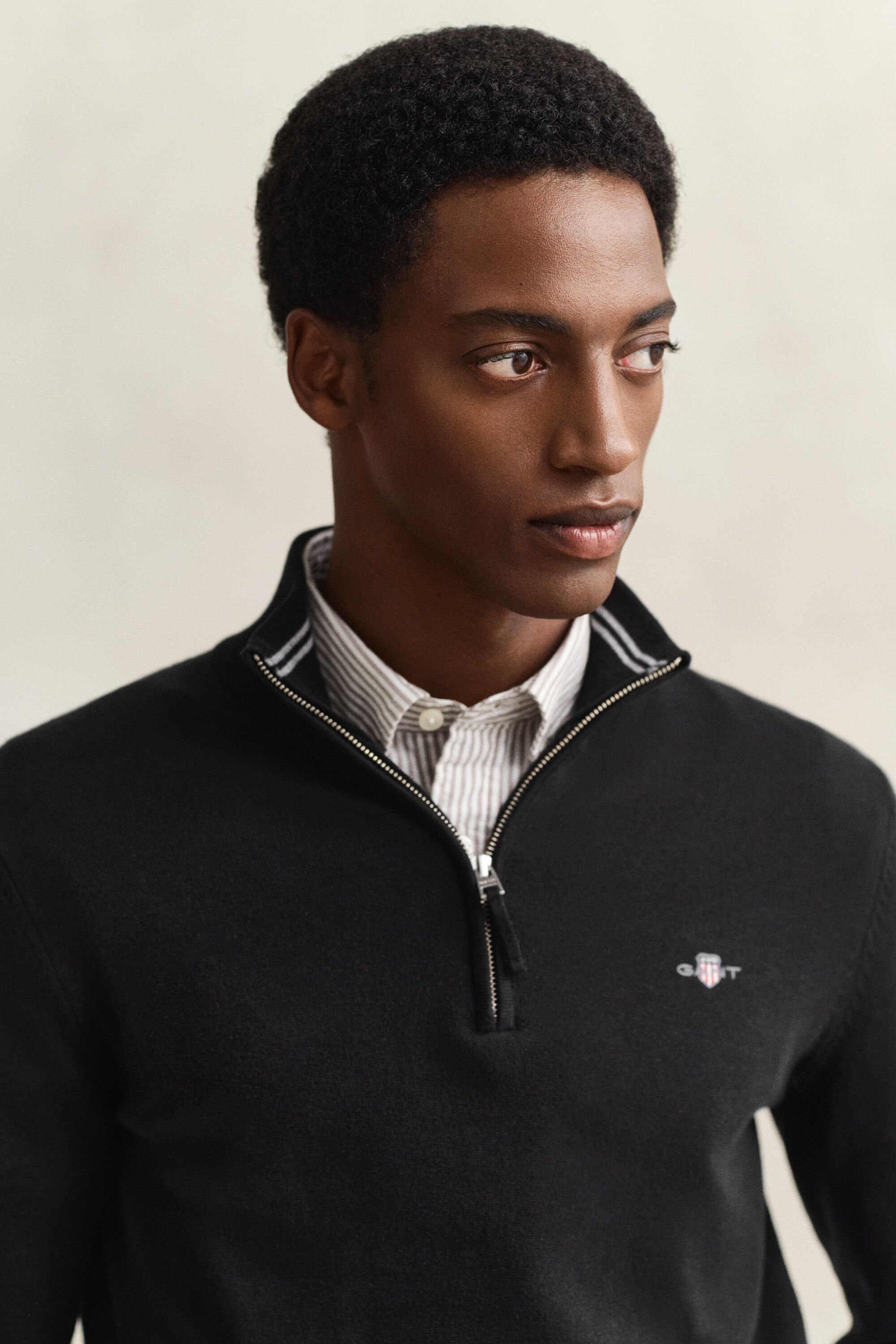 Classic Cotton Half-Zip Sweater