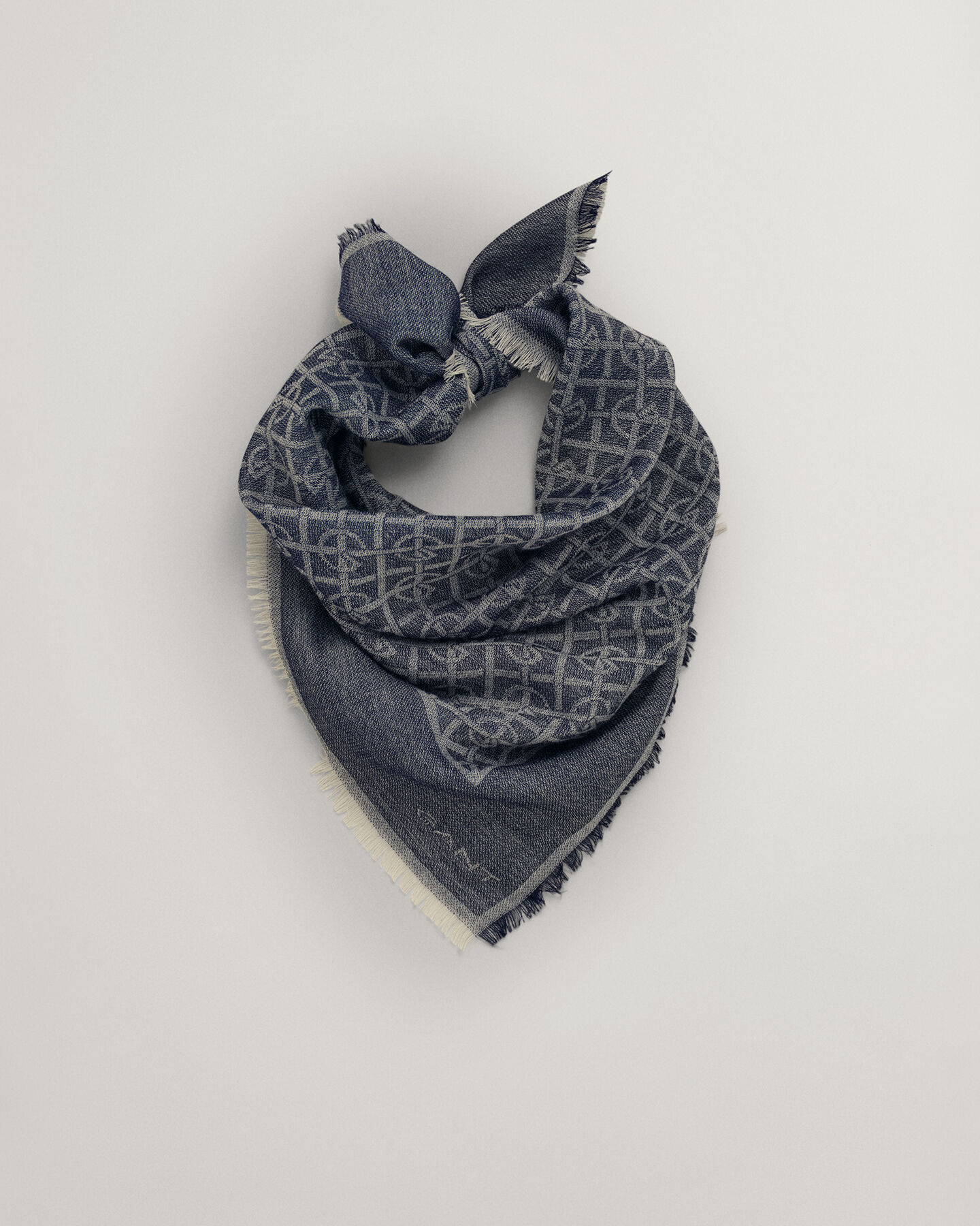 G Patterned Lightweight Woven Scarf