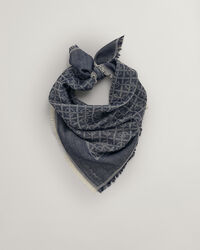 G Patterned Lightweight Woven Scarf