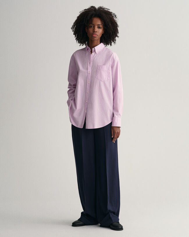Relaxed Fit Poplin Shirt