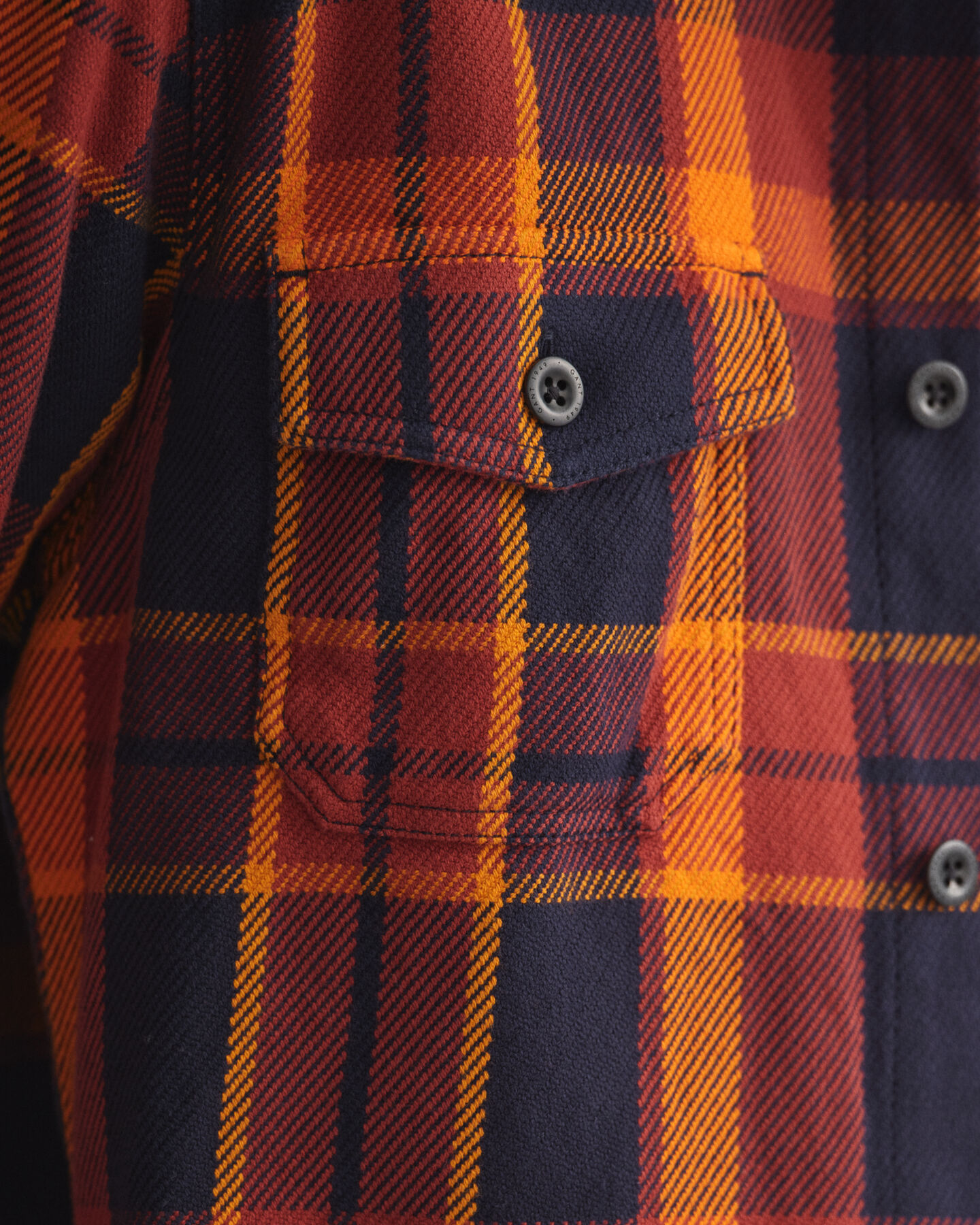 Heavy Twill Check Overshirt
