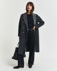 Stretch Cotton Cable Knit Sweater