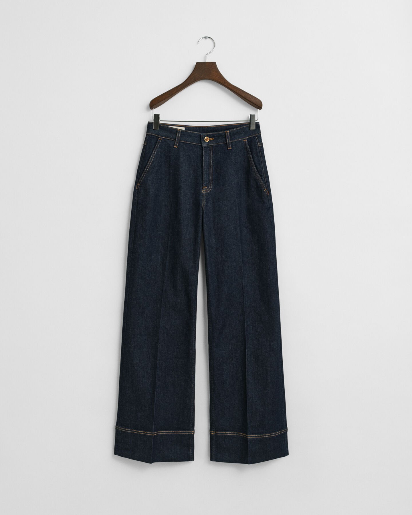 Wide Flared Tailored Jeans