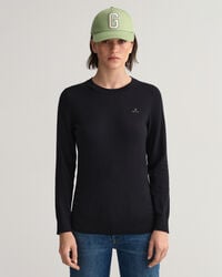 Cotton Cashmere Crew Neck Sweater