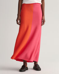 Color Block Knit Skirt