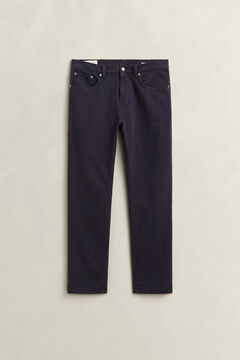 Regular Fit Twill Jeans — EVENING BLUE 1
