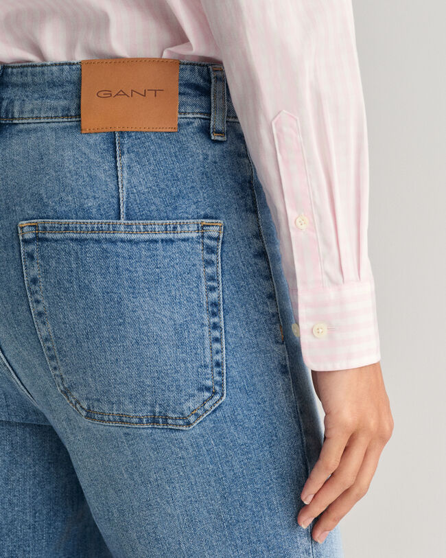 Regular Fit Gingham Poplin Shirt