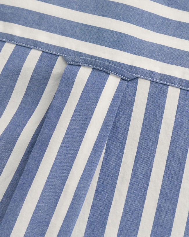 Regular Fit Wide Striped Poplin Shirt