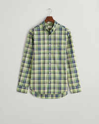 Regular Fit Medium Checked Poplin Shirt