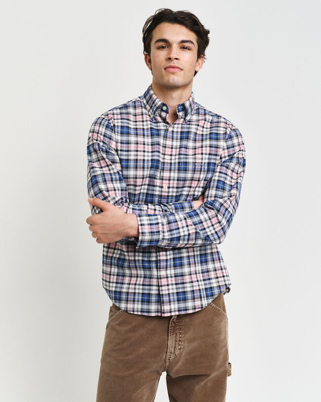 Regular Fit Checked Archive Oxford Shirt