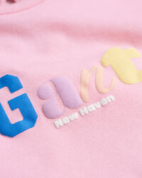 Girls GANT Print Jersey Short Sleeve Top