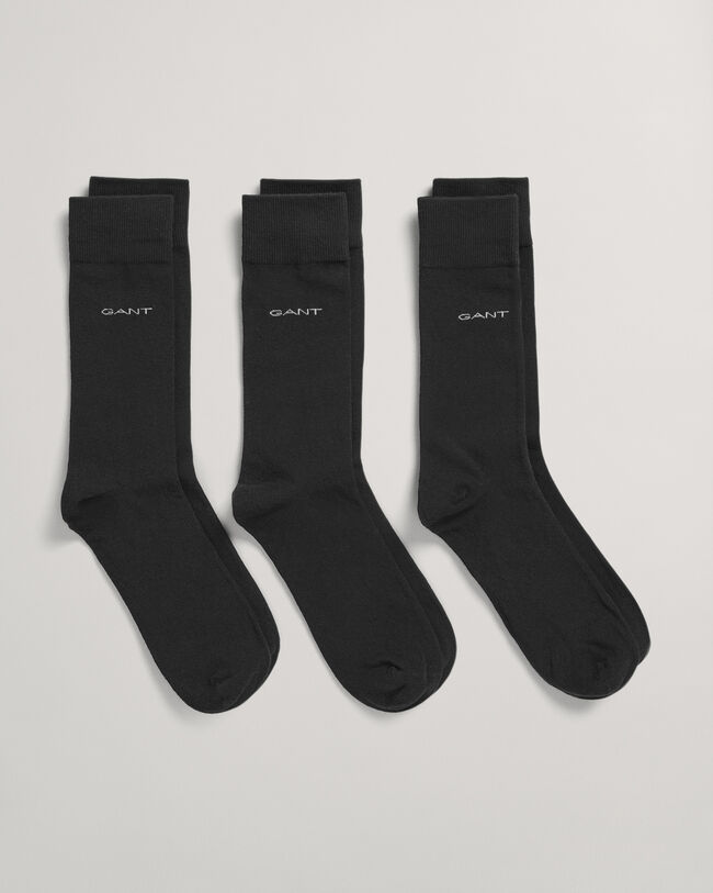 3-Pack Soft Cotton Socks