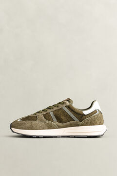 Youtron Suede Sneakers — JUNIPER GREEN 4