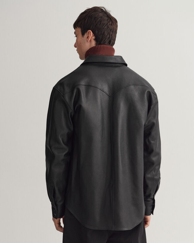 Relaxed Fit Rodeo Leather Shirt