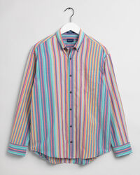Relaxed Fit Stripe Windblown Oxford Shirt