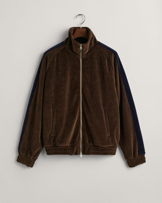 Velour Track Jacket