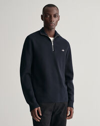 Milano Knit Cotton Half-Zip Sweater