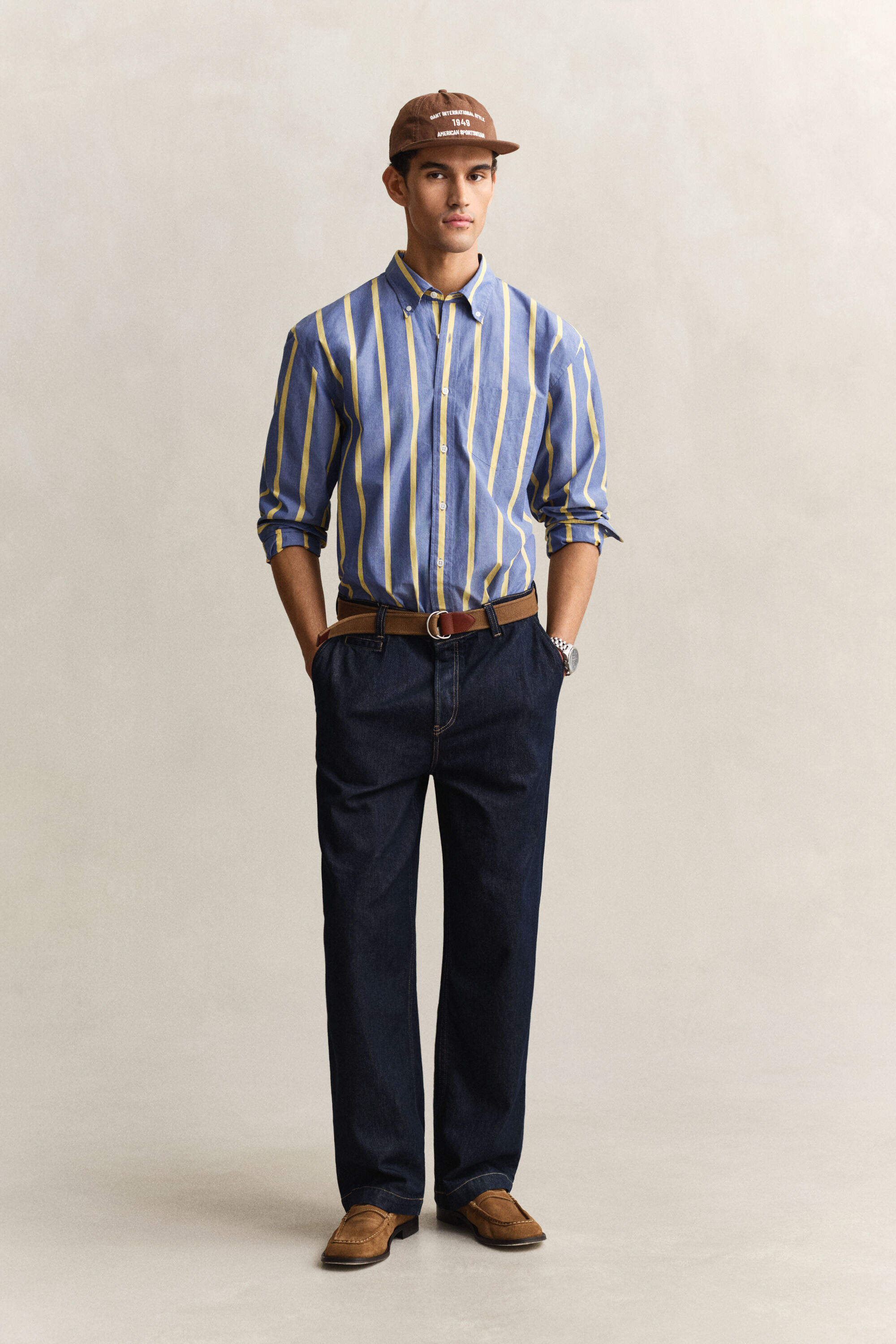 Striped Heritage Poplin Shirt
