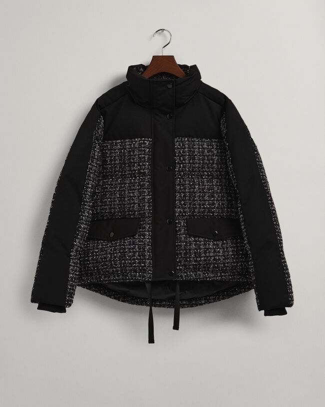 Tweed Down Jacket