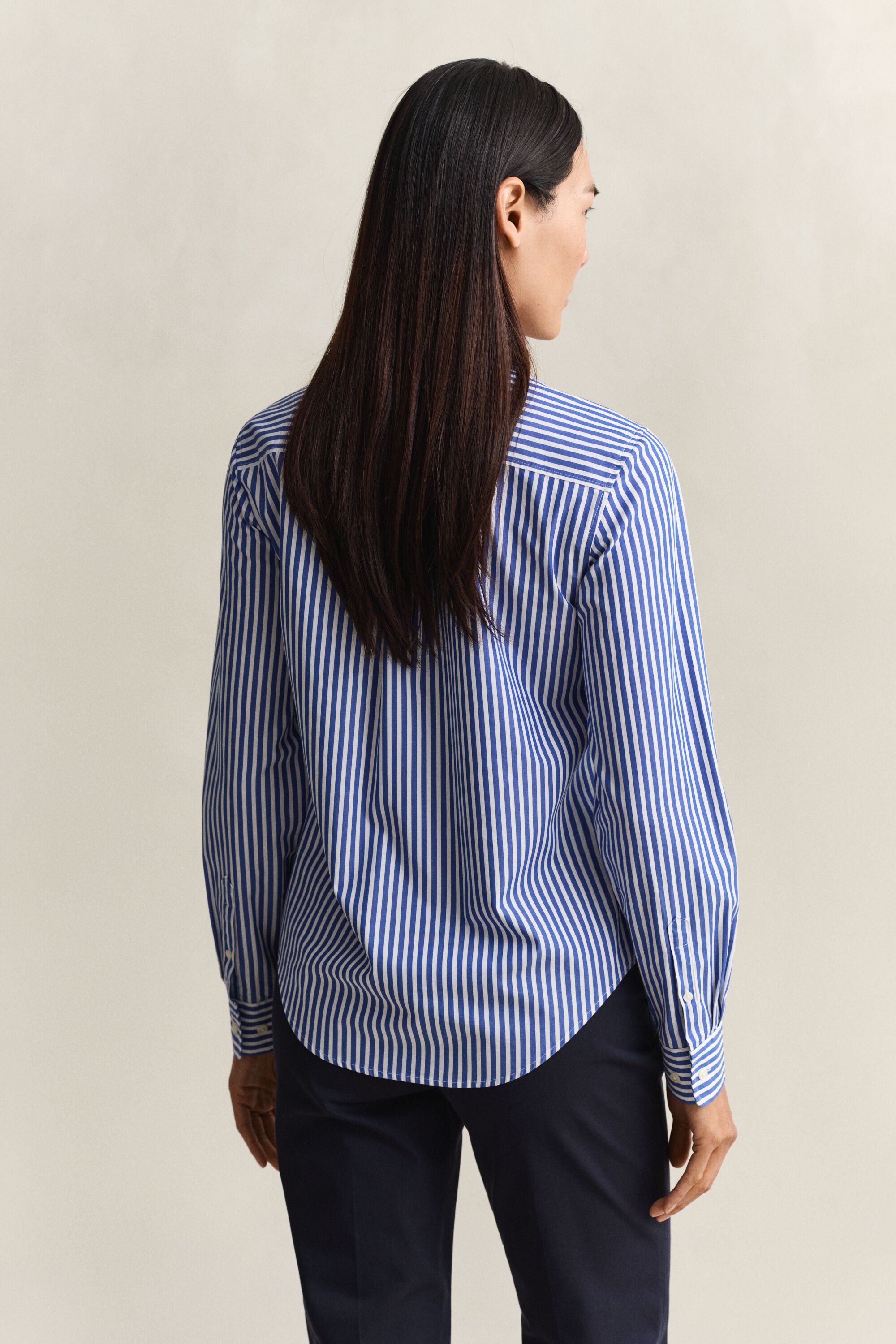 Regular Fit Classic Striped Poplin Shirt