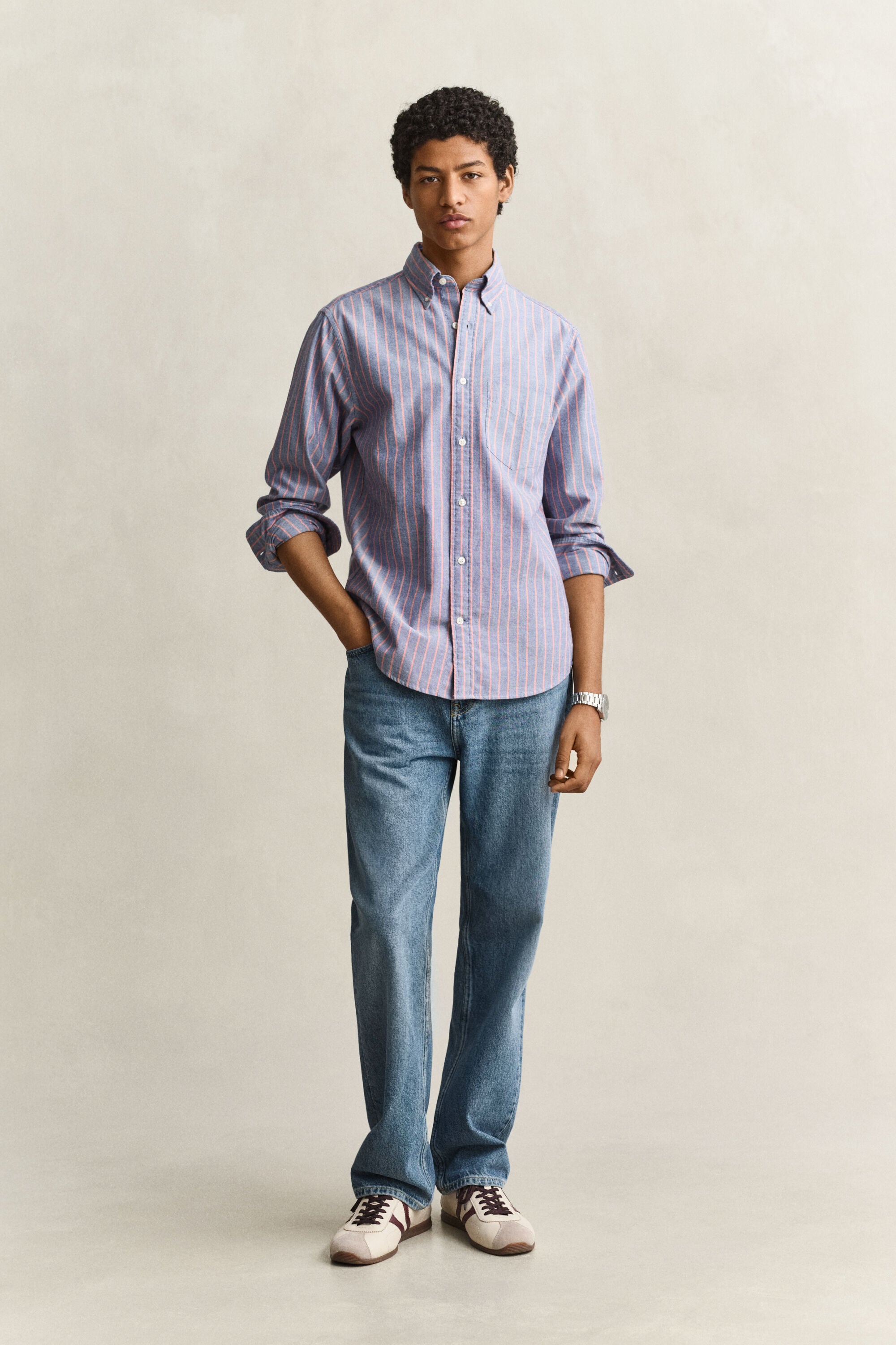 Striped Classic Oxford Shirt