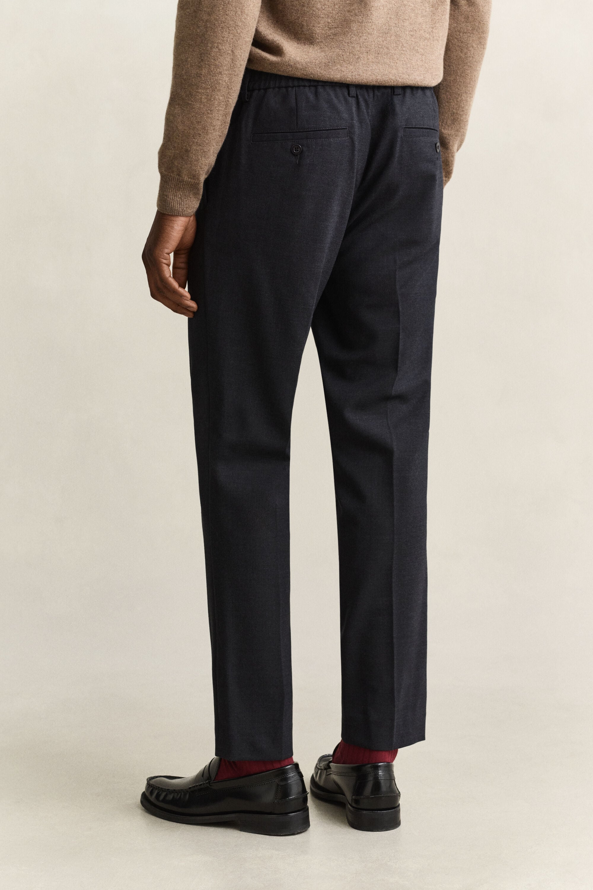 Tapered Wool Pants