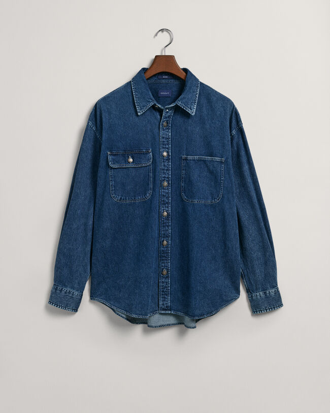 Oversized Denim Shirt
