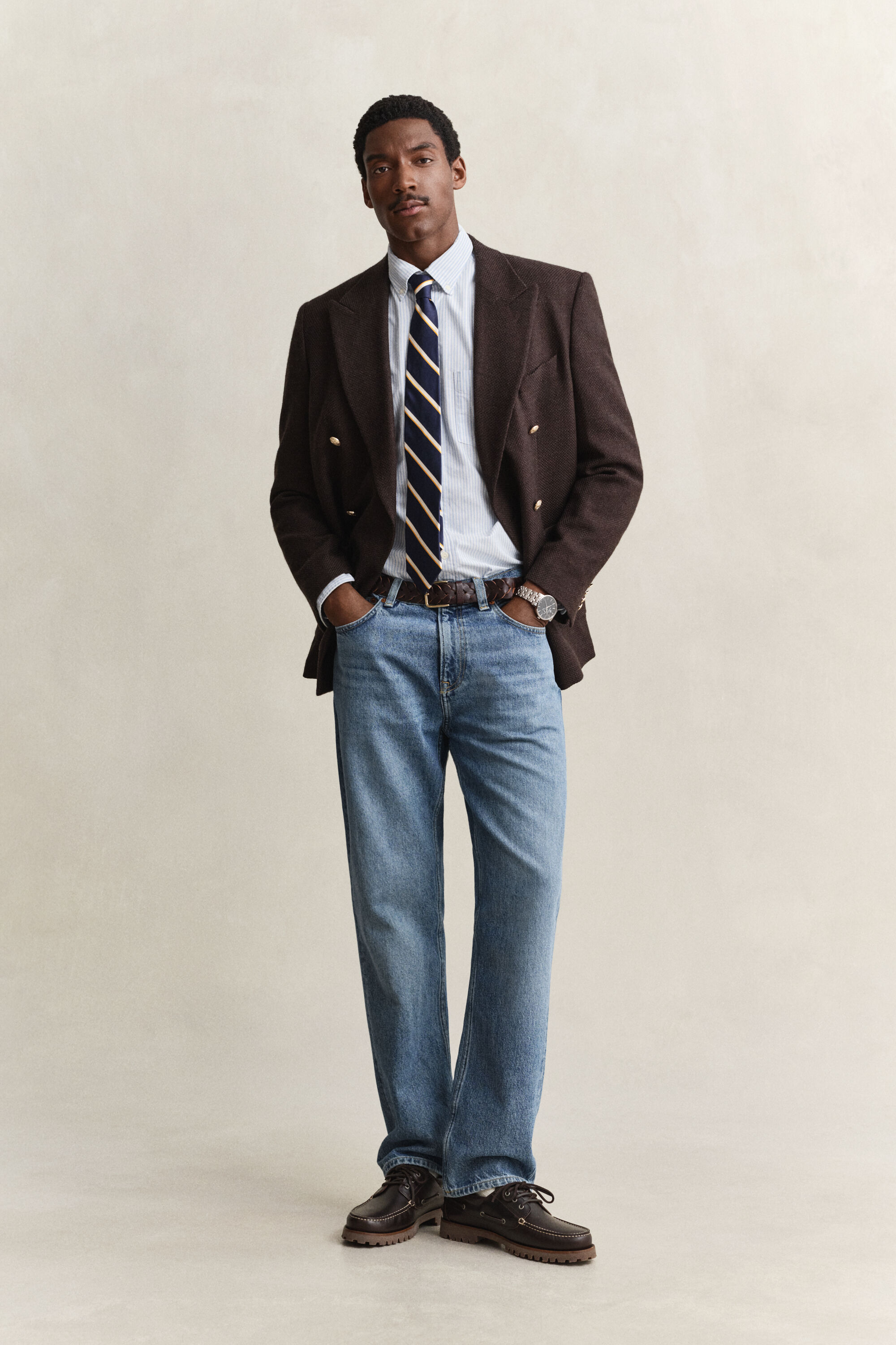 Classic Regular Striped Oxford Shirt