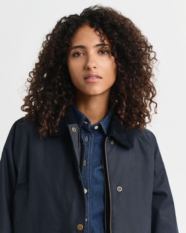 Waxed Cotton Double Decker Jacket