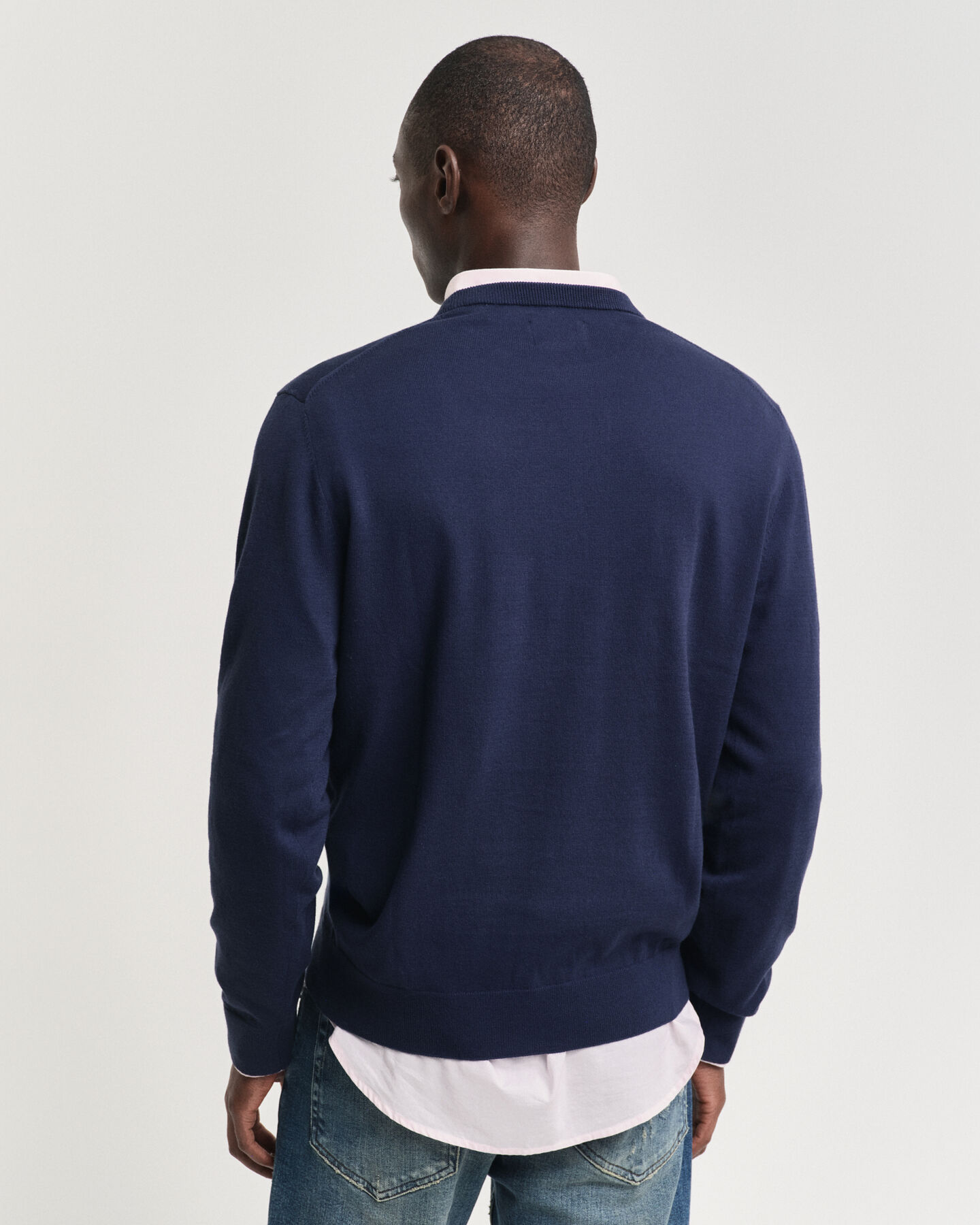 Seasonal Essential Cotton Crew Neck Sweater