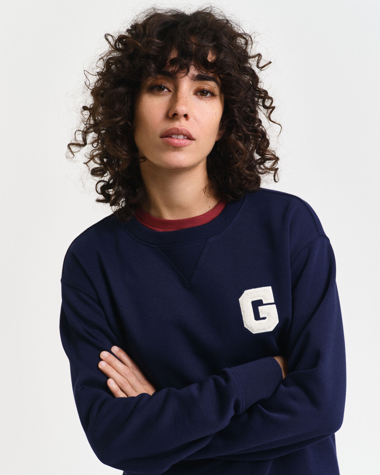 G Badge Crew Neck Sweatshirt