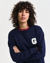 G Badge Crew Neck Sweatshirt