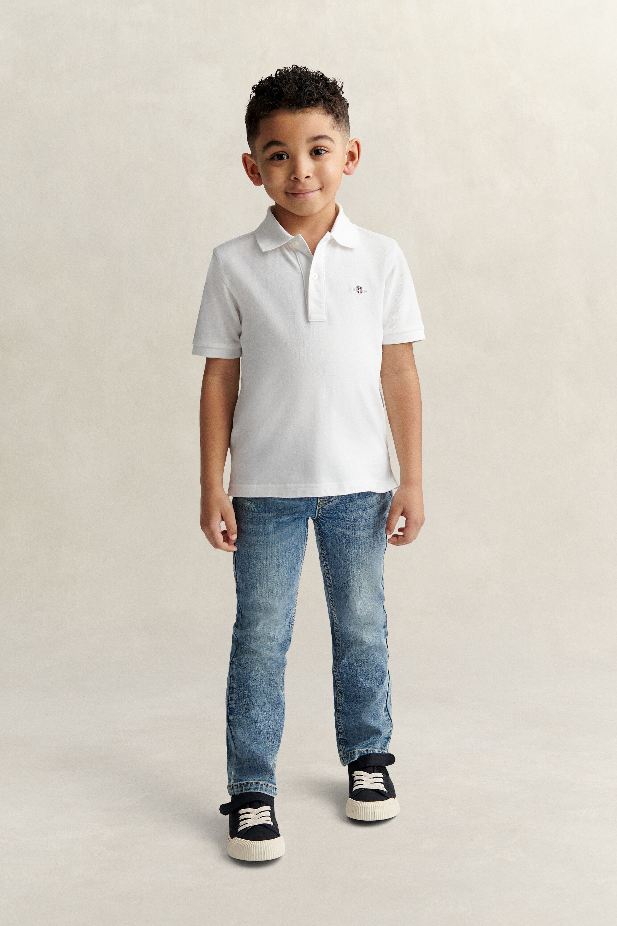 Kids Shield Piqué Polo Shirt