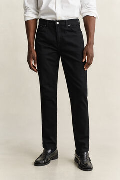 Slim Clean Wash Jeans — BLACK 6