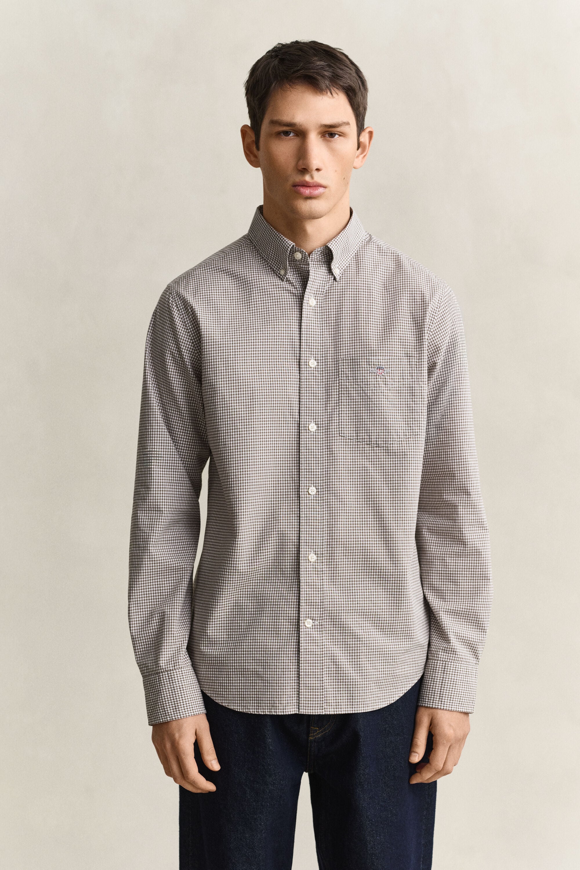 Gingham Classic Poplin Shirt