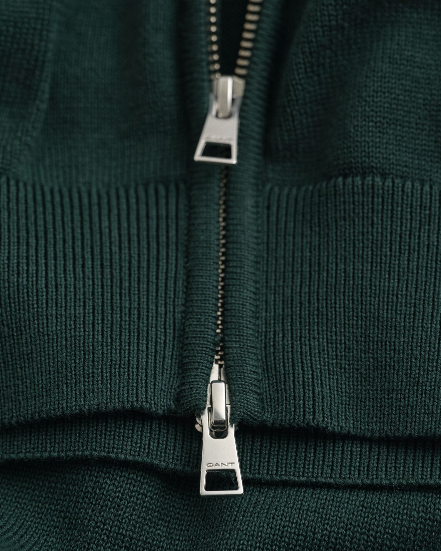 Casual Cotton Zip Cardigan