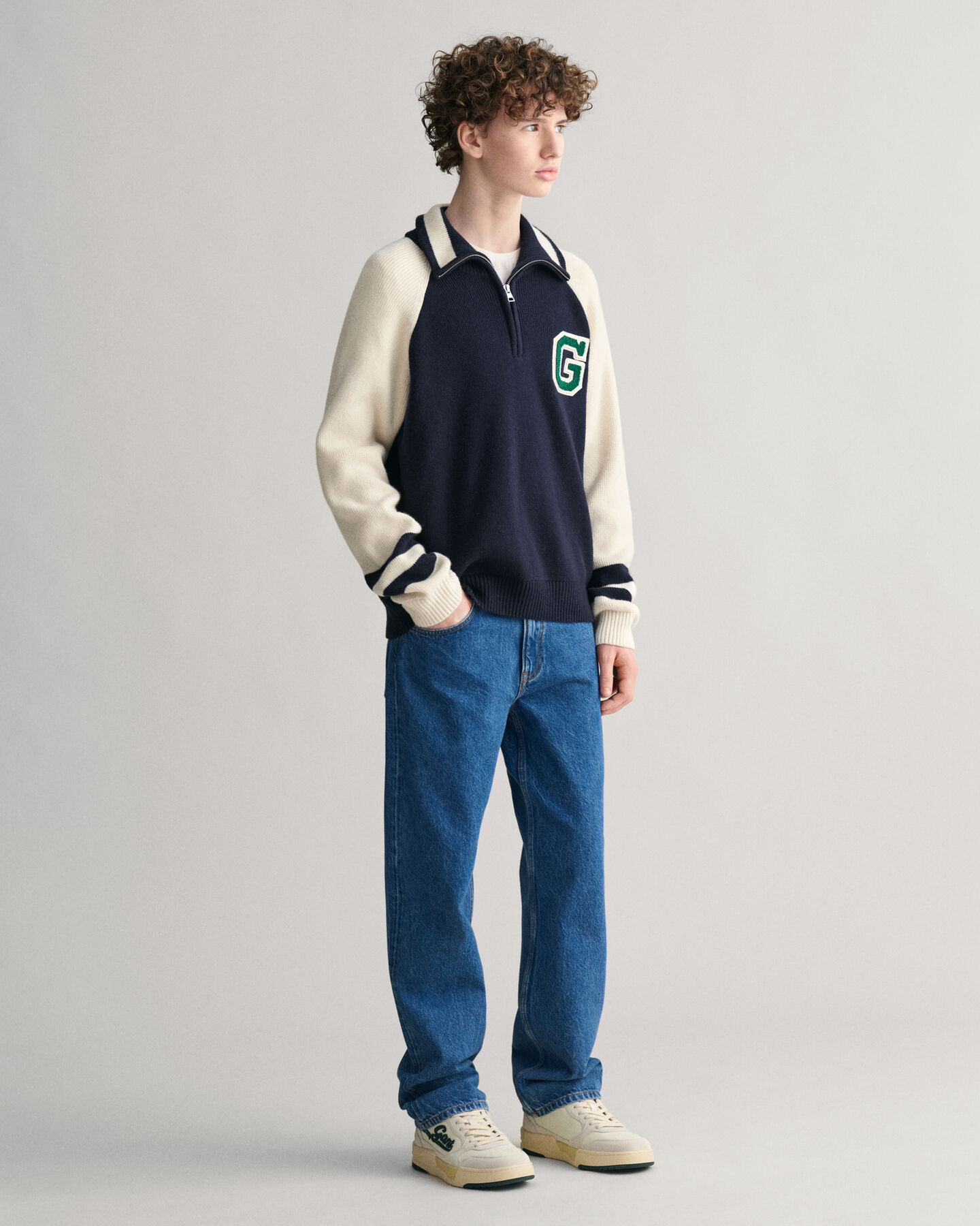 Teens Knitted GANT Varsity Sweater