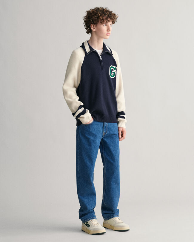 Teens Knitted GANT Varsity Sweater