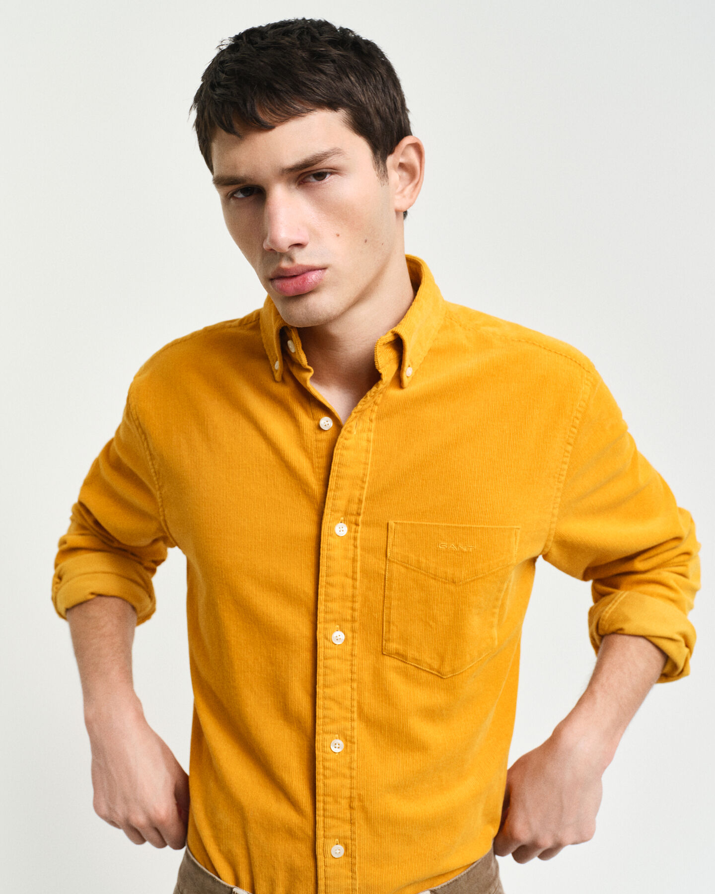 Regular Fit Corduroy Shirt