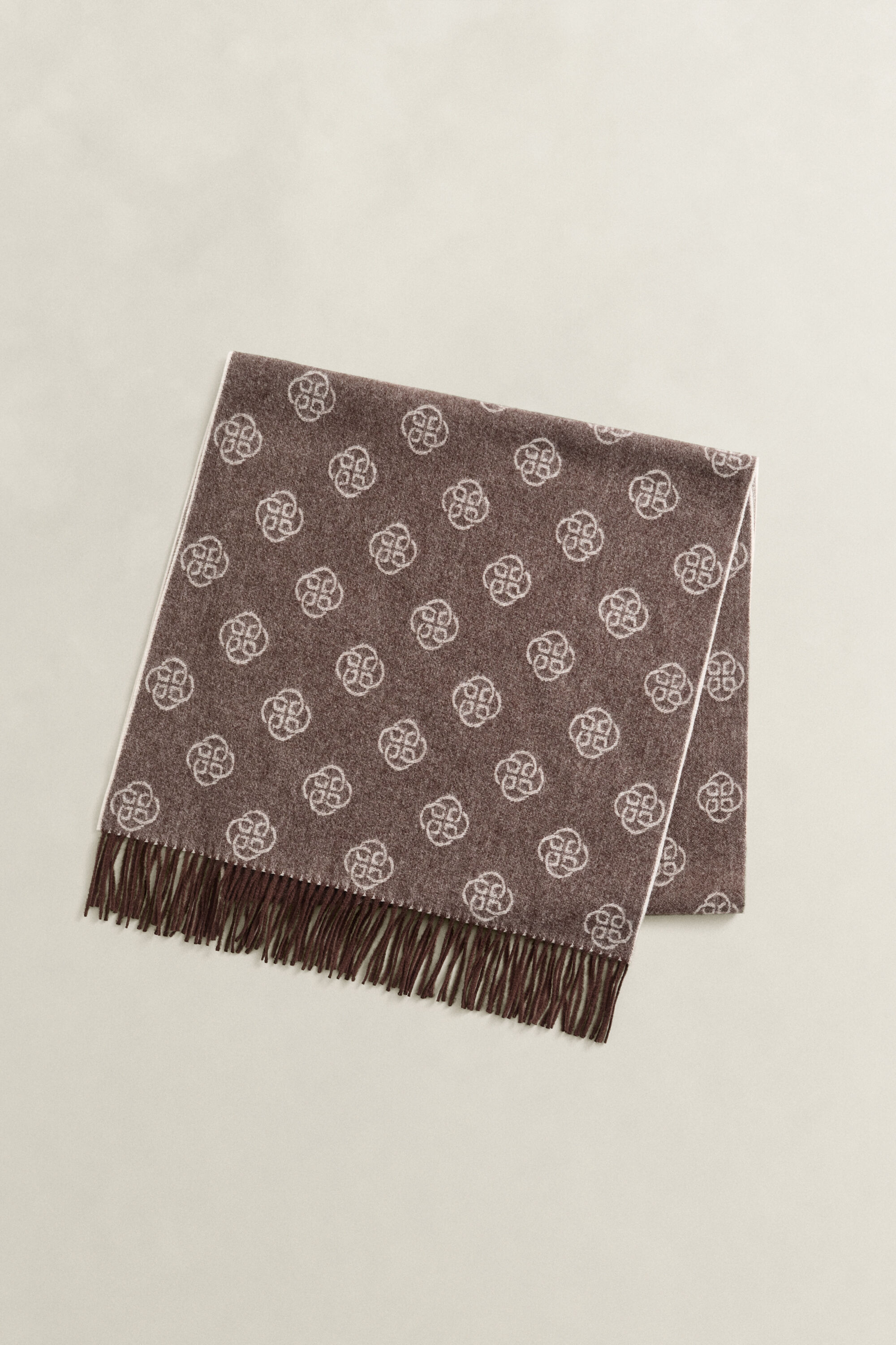 Monogram Wool Scarf