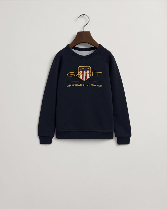 Kids Archive Shield Crew Neck Sweatshirt