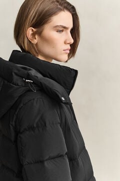 Long Down Coat — BLACK 4