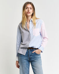 Relaxed Fit Patchwork Shirt