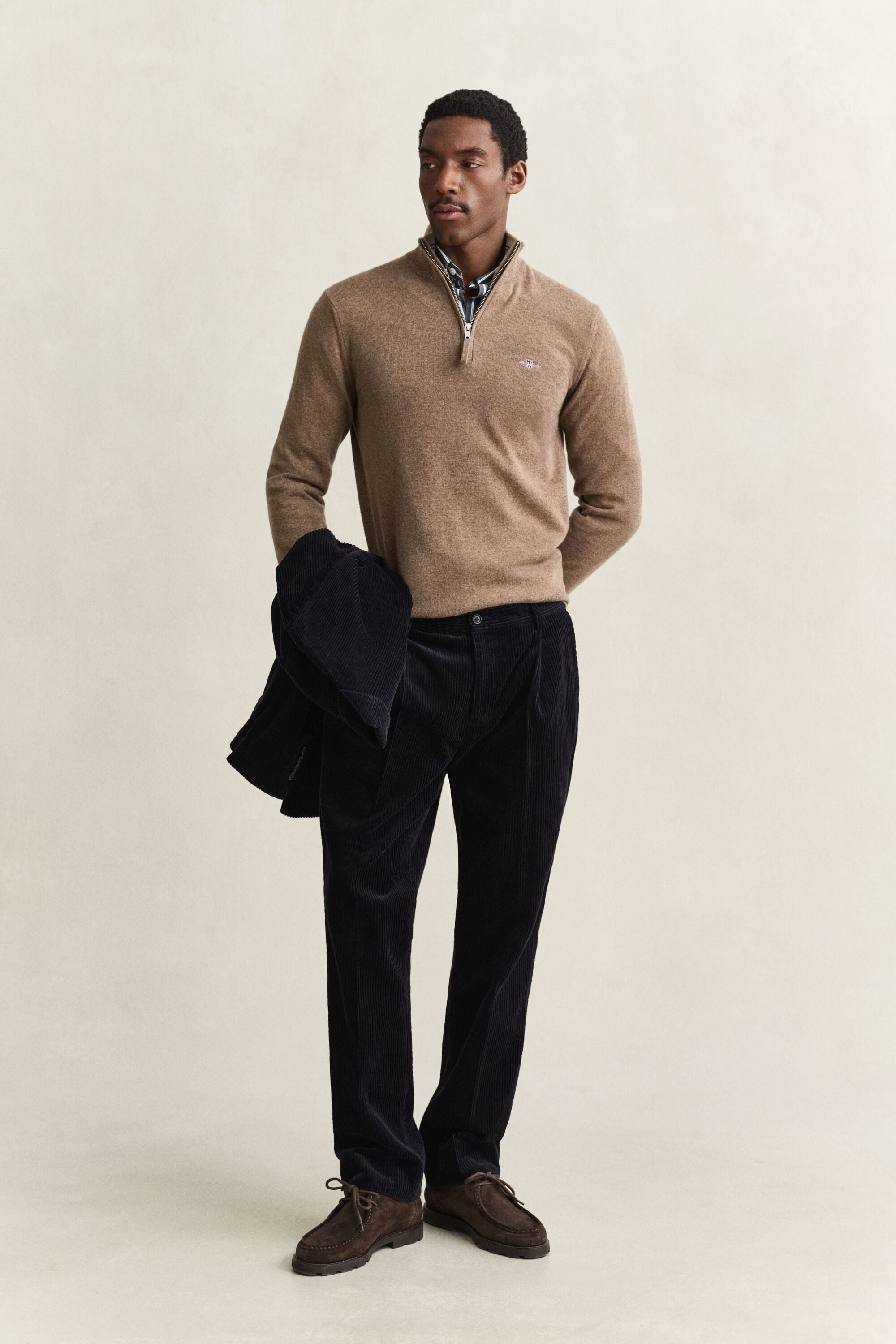 Lambswool Half-Zip Sweater