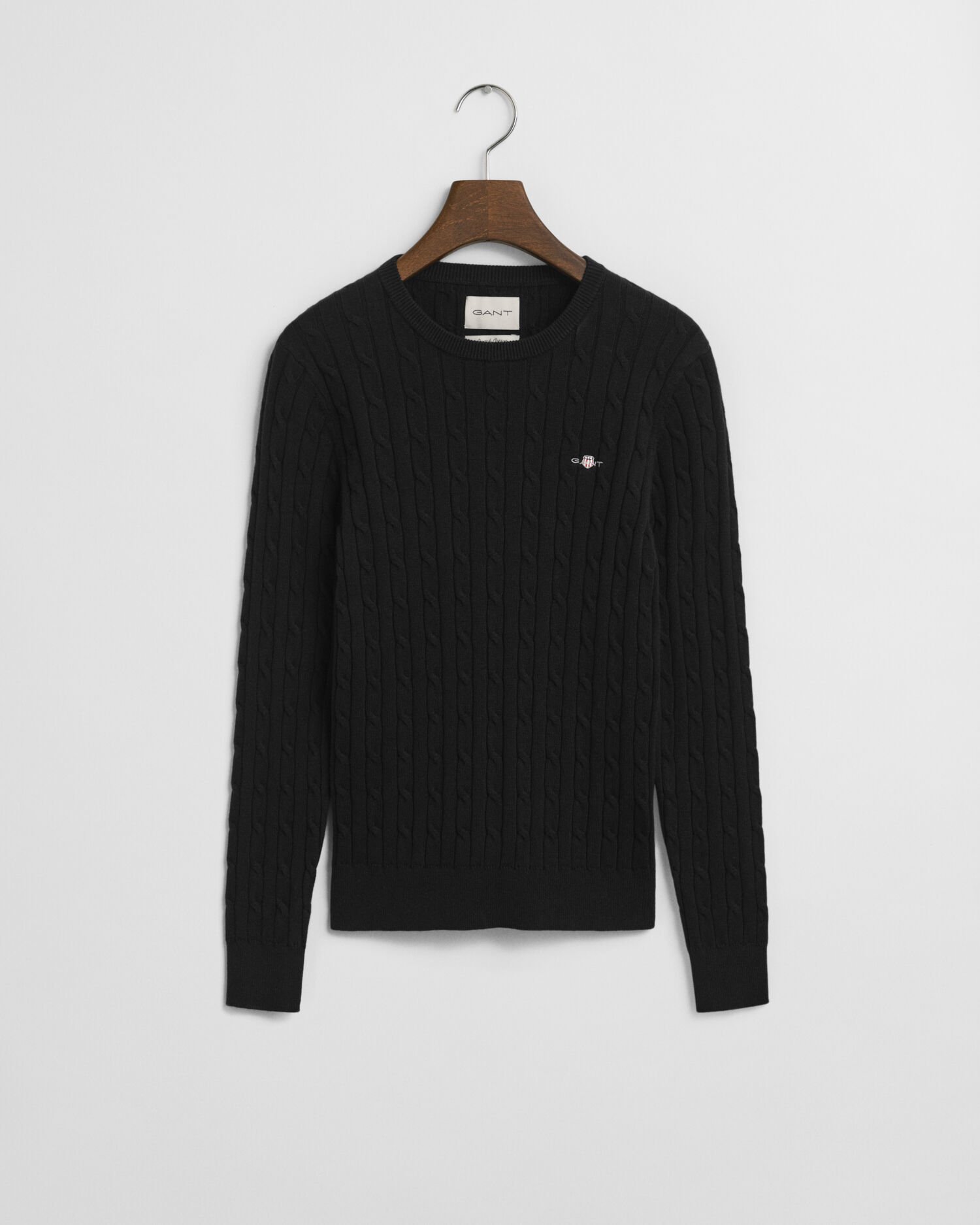 Cable Knit Crew Neck Sweater