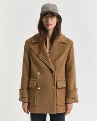 Wool Mid-Length Peacoat