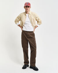 Regular Fit Cotton Twill Cargo Pants